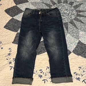 Classic Blue Women's Capri Jeans